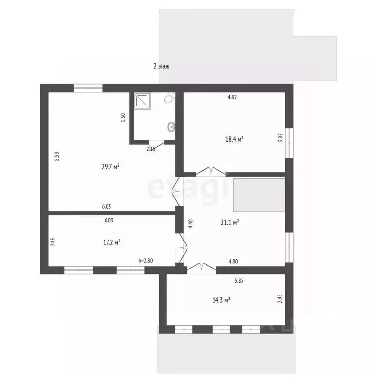 Дом в Саратовская область, Балашов Северный проезд, 1 (220 м) - Фото 2