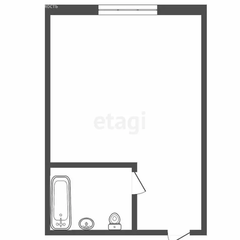 1-комнатная квартира: Томск, Алтайская улица, 97/1 (13 м) - Фото 0