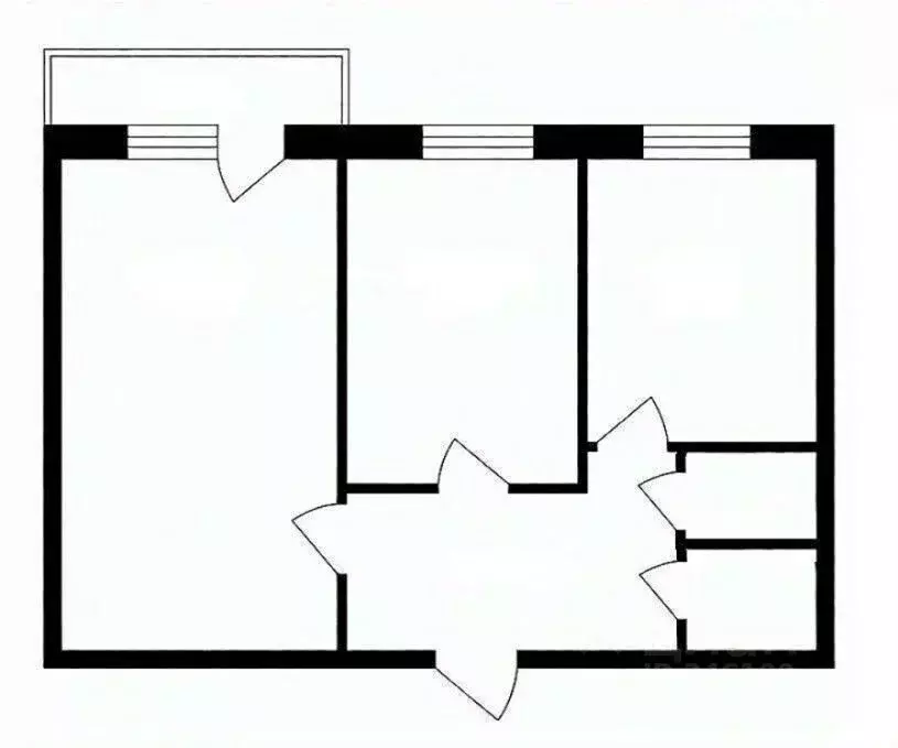 2-к кв. Москва наб. Тараса Шевченко, 3К2 (51.3 м) - Фото 2