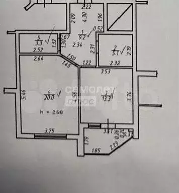 1-к. квартира, 49 м, 7/22 эт. - Фото 0