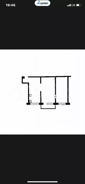 2-к. квартира, 45,7 м, 4/5 эт. - Фото 0