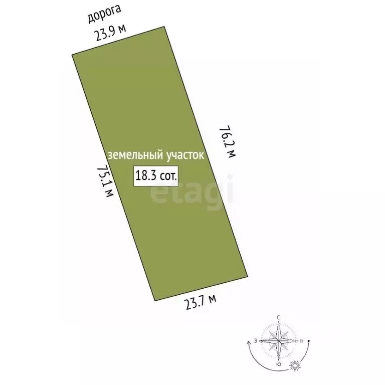 Участок в Санкт-Петербург пос. Молодежное,  (18.33 сот.) - Фото 2