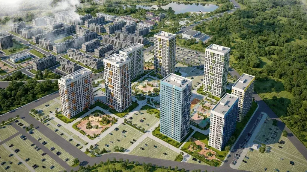 1-к кв. Тульская область, Тула Выше жилой комплекс (39.02 м) - Фото 1