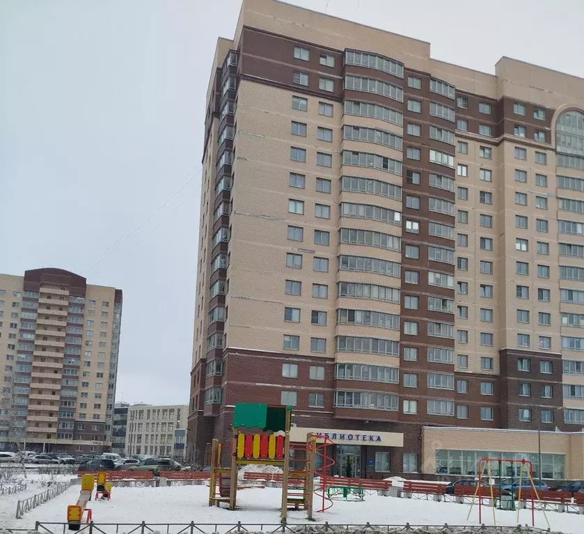 1-к кв. Санкт-Петербург ул. Еремеева, 1 (33.3 м) - Фото 1