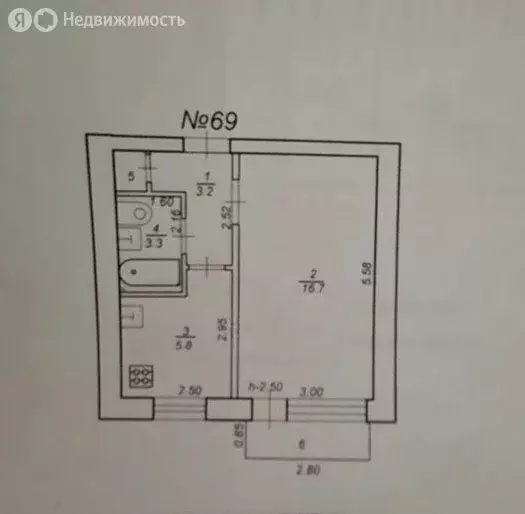 1-комнатная квартира: Торжок, Ленинградское шоссе, 13 (29 м) - Фото 2