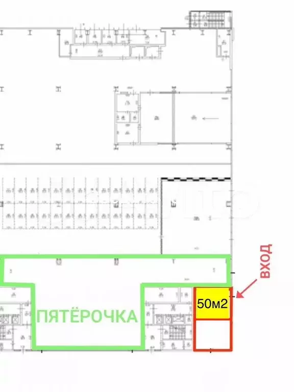Помещение свободного назначения 50 кв.м - Фото 0