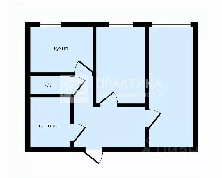 2-к кв. Московская область, Красногорск ул. Ленина, 45 (51.5 м) - Фото 2