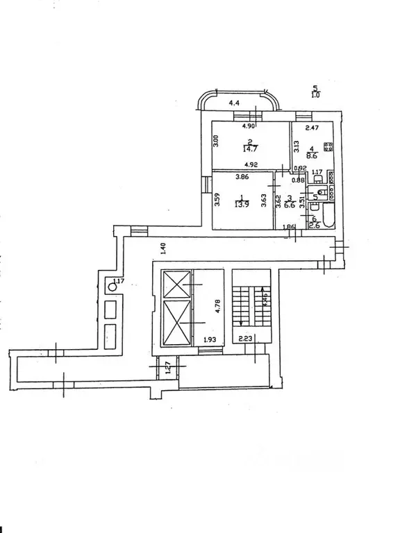 2-к кв. Санкт-Петербург просп. Ветеранов, 109К3 (47.4 м) - Фото 2