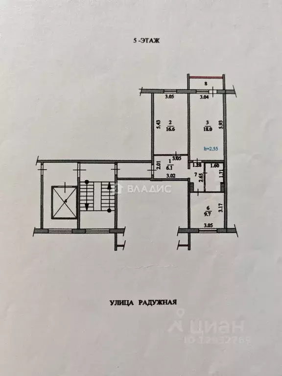 2-к кв. Пензенская область, Пензенский район, Засечный сельсовет, с. ... - Фото 2