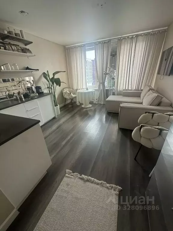 Студия Москва пос. Коммунарка, ул. Бачуринская, 7к2 (26.1 м) - Фото 2