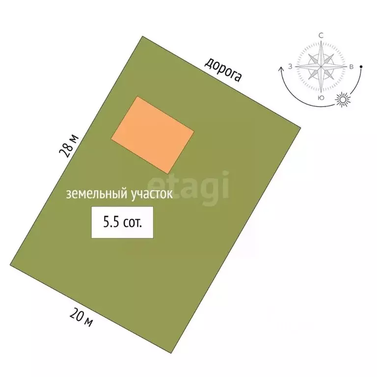 Дом в Омская область, Омск СОСН Нефтехимик тер., 1546А (34 м) - Фото 1