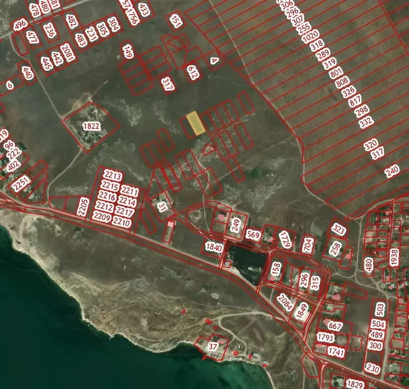 Участок в Крым, Ленинский район, Мысовское с/пос, с. Семеновка  (10.0 ... - Фото 1