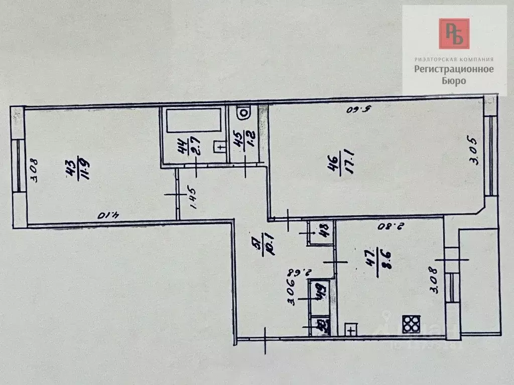 2-к кв. Кировская область, Киров ул. Пятницкая, 28 (53.0 м) - Фото 1