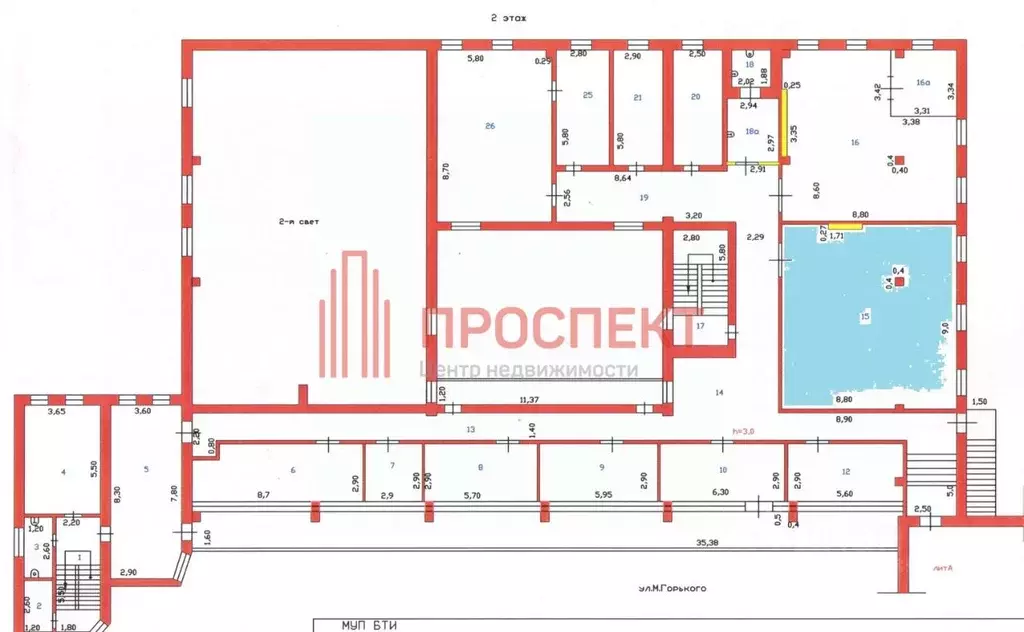 Офис в Пензенская область, Пенза ул. Максима Горького, 41 (80 м) - Фото 2