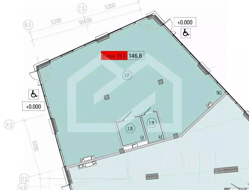 Помещение свободного назначения в Москва Союз жилой комплекс, к3 (147 ... - Фото 2