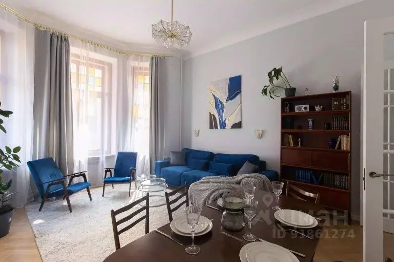 3-к кв. Санкт-Петербург Большая Конюшенная ул., 19/8 (92.0 м) - Фото 1