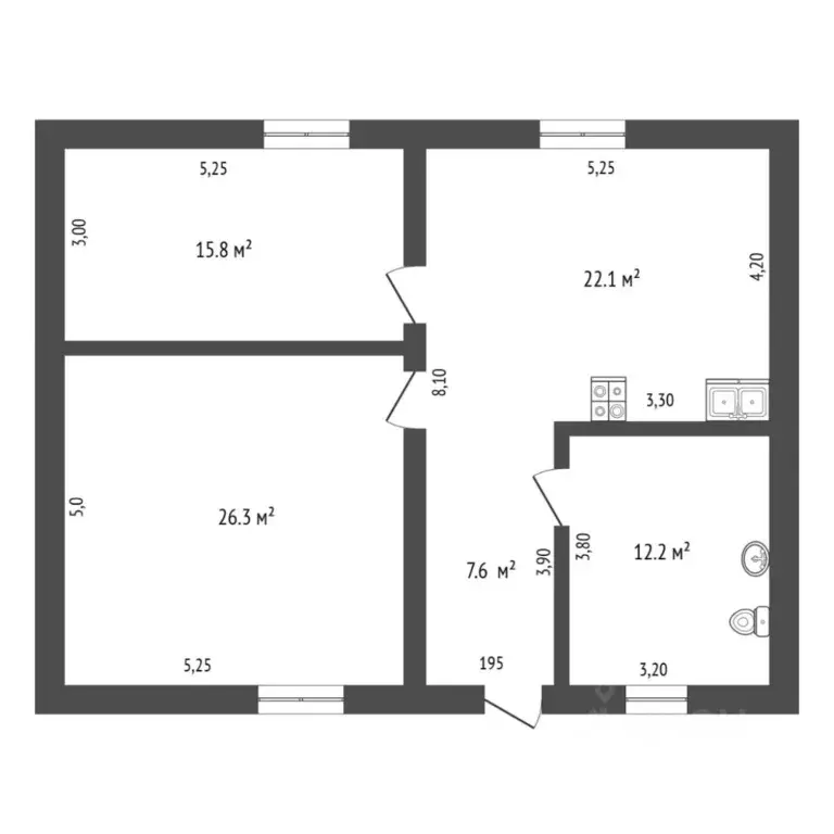 Коттедж в Тюменская область, Тюменский муниципальный округ, с. ... - Фото 2