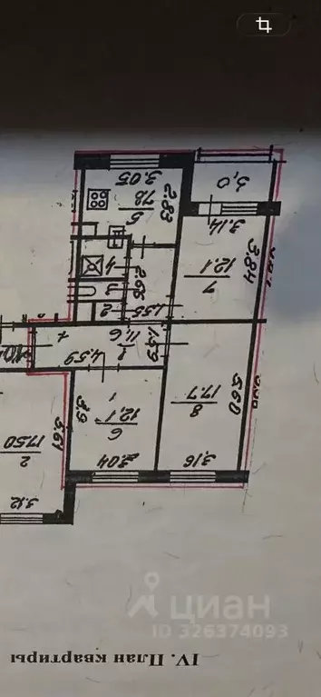 3-к кв. Санкт-Петербург Будапештская ул., 88К1 (65.1 м) - Фото 1