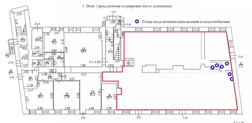 Торговая площадь в Санкт-Петербург ул. Академика Павлова, 5Е (383 м) - Фото 1