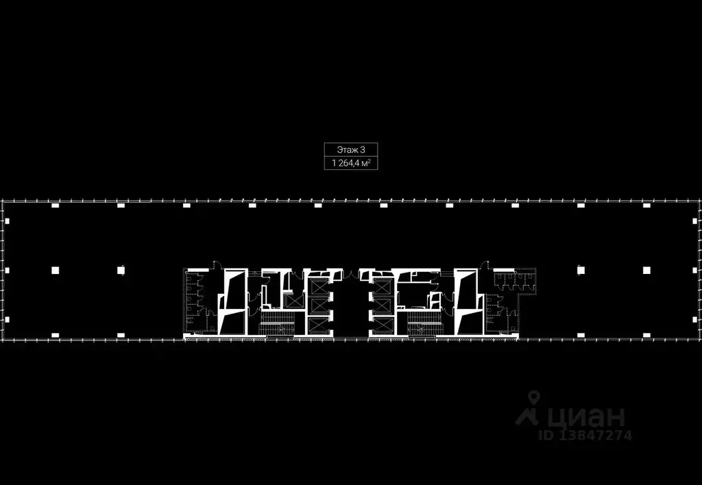 Офис в Москва наб. Пресненская, 6с2 (1264 м) - Фото 1