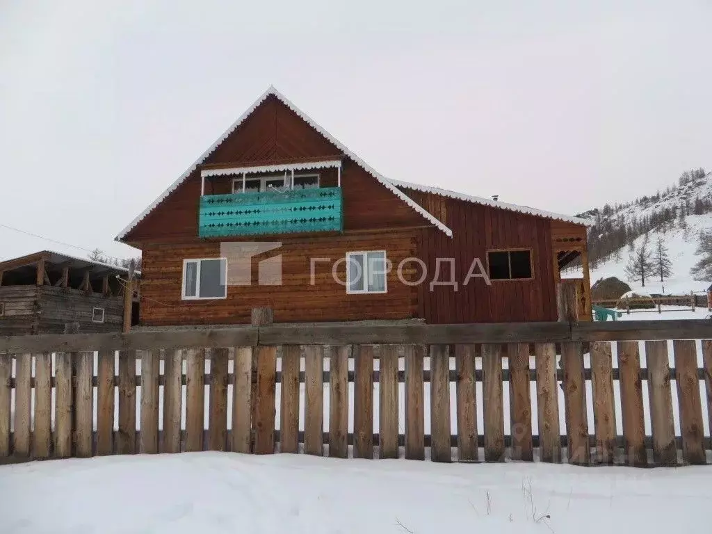 Дом в Алтай, Усть-Канский район, с. Верх-Ябоган ул. Ойношева (109 м) - Фото 1