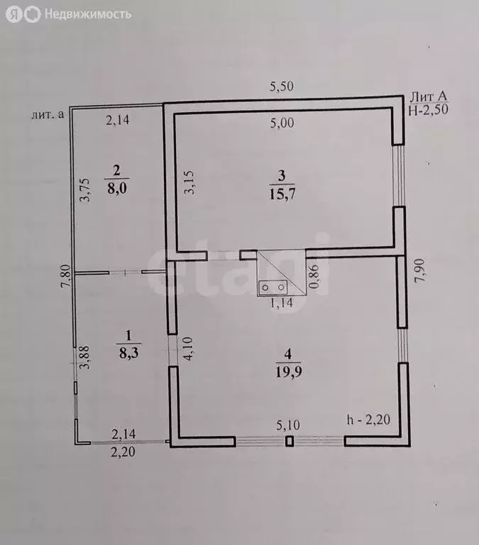 Дом в Нерчинск, Кооперативная улица (51.9 м) - Фото 2