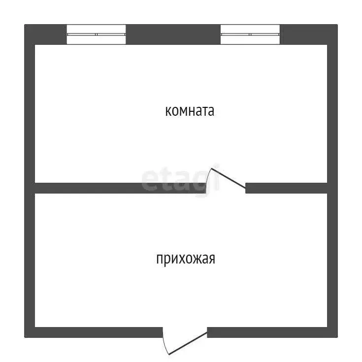 1к в -комнатной квартире (19.5 м) - Фото 0