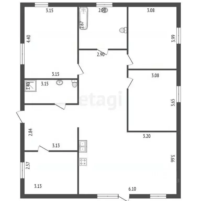 Дом в Ленинградская область, Гатчинский муниципальный округ, Сокол-2 ... - Фото 1