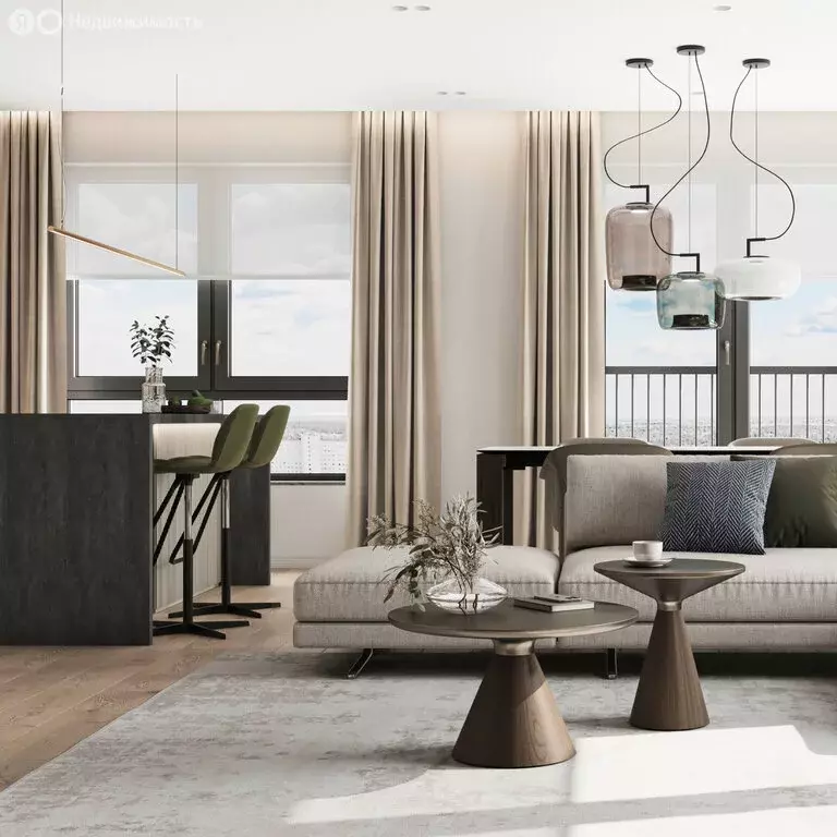 2-комнатная квартира: Череповец, Рыбинская улица, 69 (57.3 м) - Фото 2