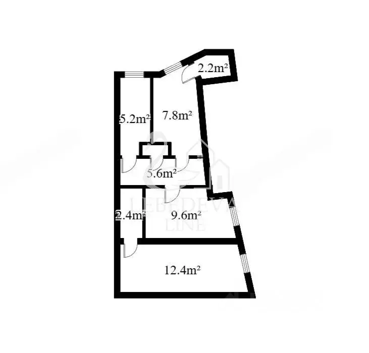1-к кв. Санкт-Петербург Бронницкая ул., 26 (45.8 м) - Фото 2