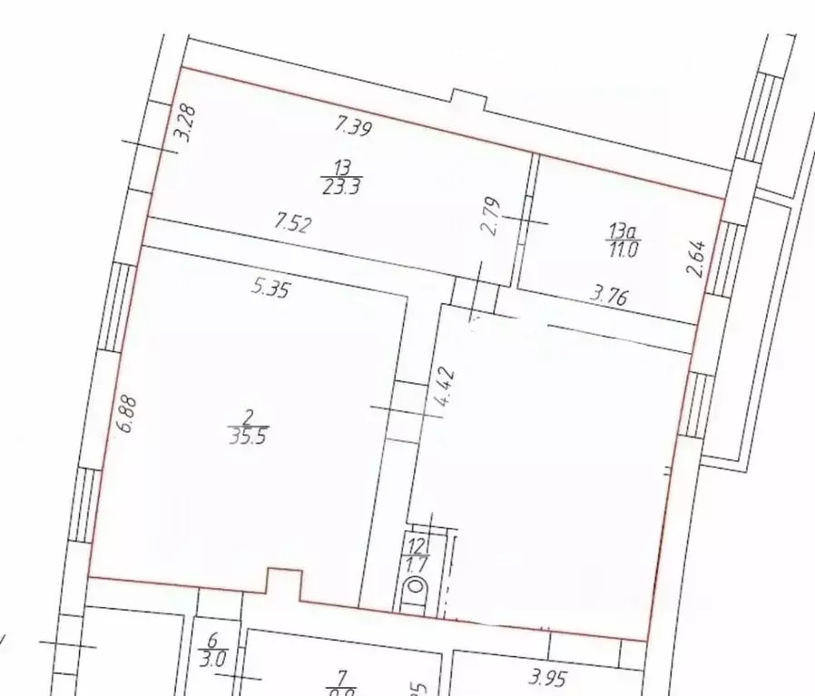 Помещение свободного назначения в Москва ул. Довженко, 6 (101 м) - Фото 2