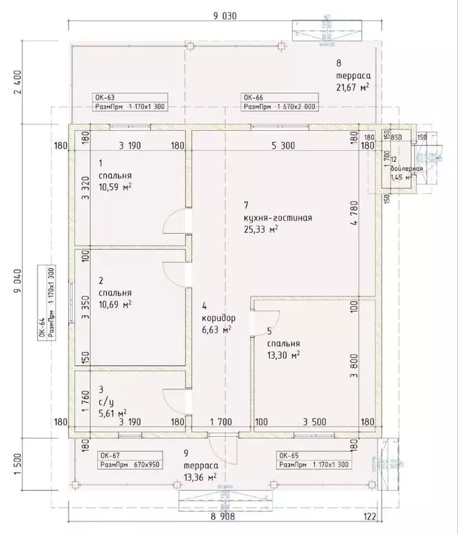 Дом в Иркутская область, Иркутский муниципальный округ, пос. Плишкино ... - Фото 2