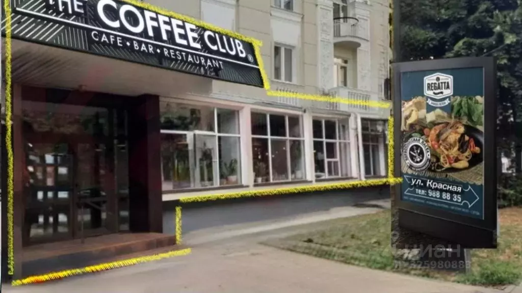 Торговая площадь в Краснодарский край, Краснодар Красная ул., 149 (100 ... - Фото 1