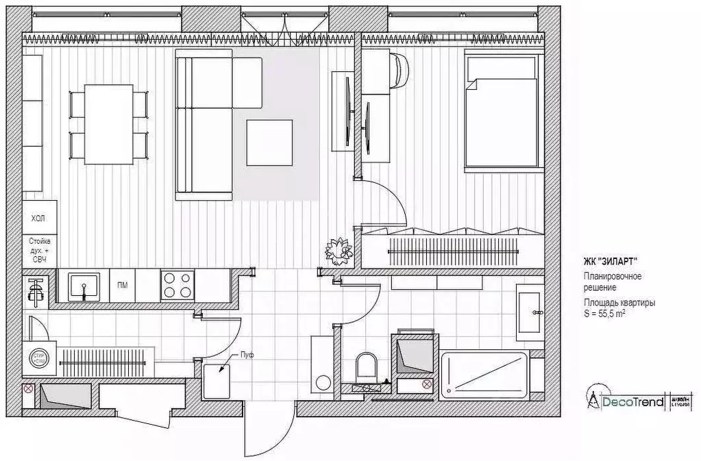 1-к кв. Ярославская область, Ярославль Ямская ул., 41 (55.0 м) - Фото 1