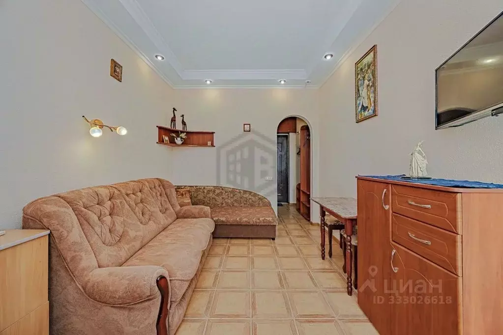 Студия Севастополь пос. Любимовка, ул. Южногородская, 36к14 (17.0 м) - Фото 1
