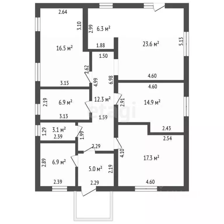 Дом в Башкортостан, Стерлитамакский район, Отрадовский сельсовет, с. ... - Фото 2