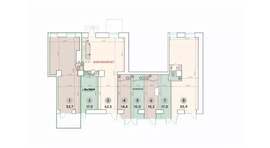 Помещение свободного назначения в Москва Ленинградский просп., 33К3 ... - Фото 2