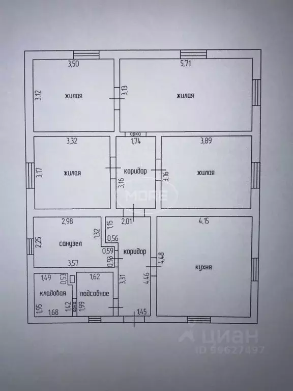 Дом в Калининградская область, Правдинский муниципальный округ, пос. ... - Фото 2