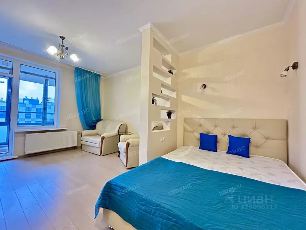 1-к кв. Санкт-Петербург Полтавский проезд, 2 (45.0 м) - Фото 1