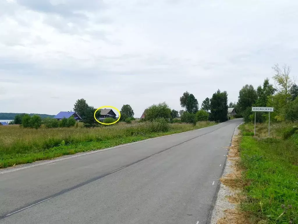 Дом в Карелия, Медвежьегорский муниципальный округ, д. Космозеро 66 ... - Фото 2