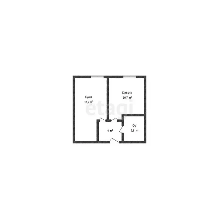 1-комнатная квартира: Новая Адыгея, Береговая улица, 1к7 (33.2 м) - Фото 0