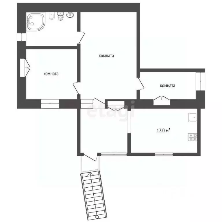 3-к кв. Крым, Ялта ул. Морская, 5 (74.0 м) - Фото 1