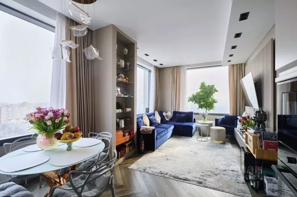 3-к кв. Москва Мичуринский просп., 56 (79.8 м) - Фото 2