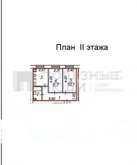 2-к кв. Новгородская область, Боровичи Потерпелицкая ул., 18 (40.3 м) - Фото 2