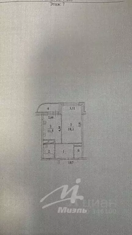 1-к кв. Московская область, Химки Подрезково мкр, Центральная ул., 6к2 ... - Фото 2