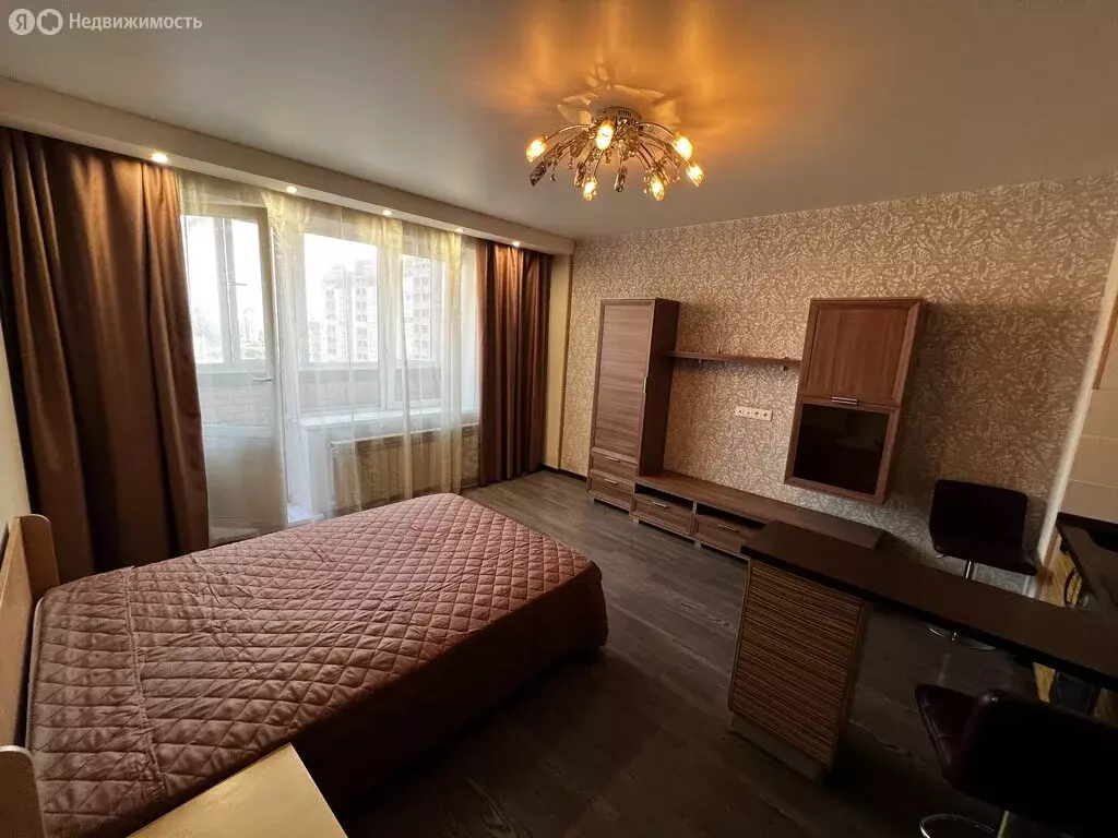 Квартира-студия: Новосибирск, улица Дуси Ковальчук, 238 (29.9 м) - Фото 1