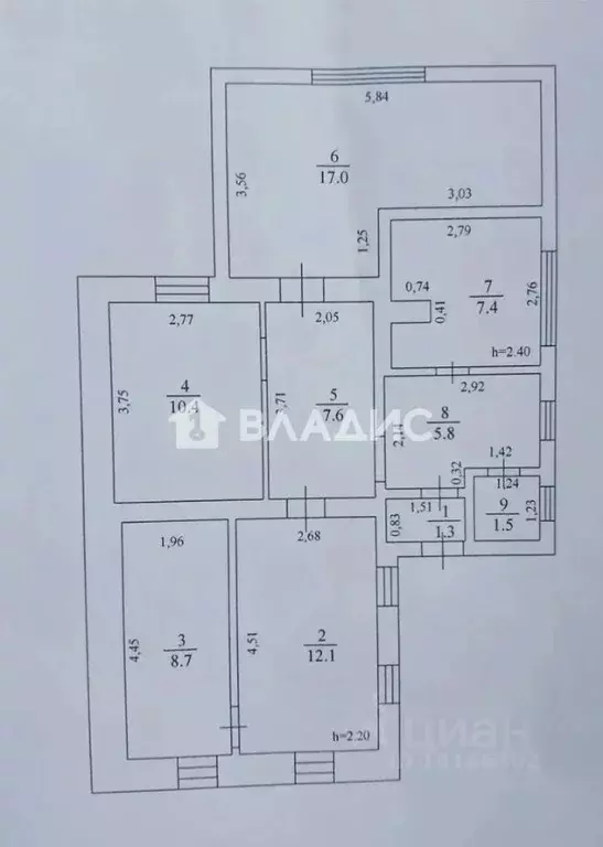 Дом в Белгородская область, Ивня рп ул. Десницкого (72 м) - Фото 2