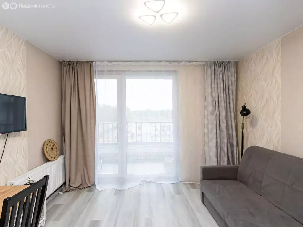 Квартира-студия: деревня Патрушева, улица Александра Пушкина, 14 (23.4 ... - Фото 2