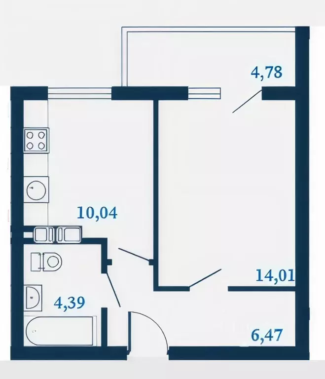1-к кв. Волгоградская область, Волгоград ул. Клары Цеткин, 1А (37.3 м) - Фото 1