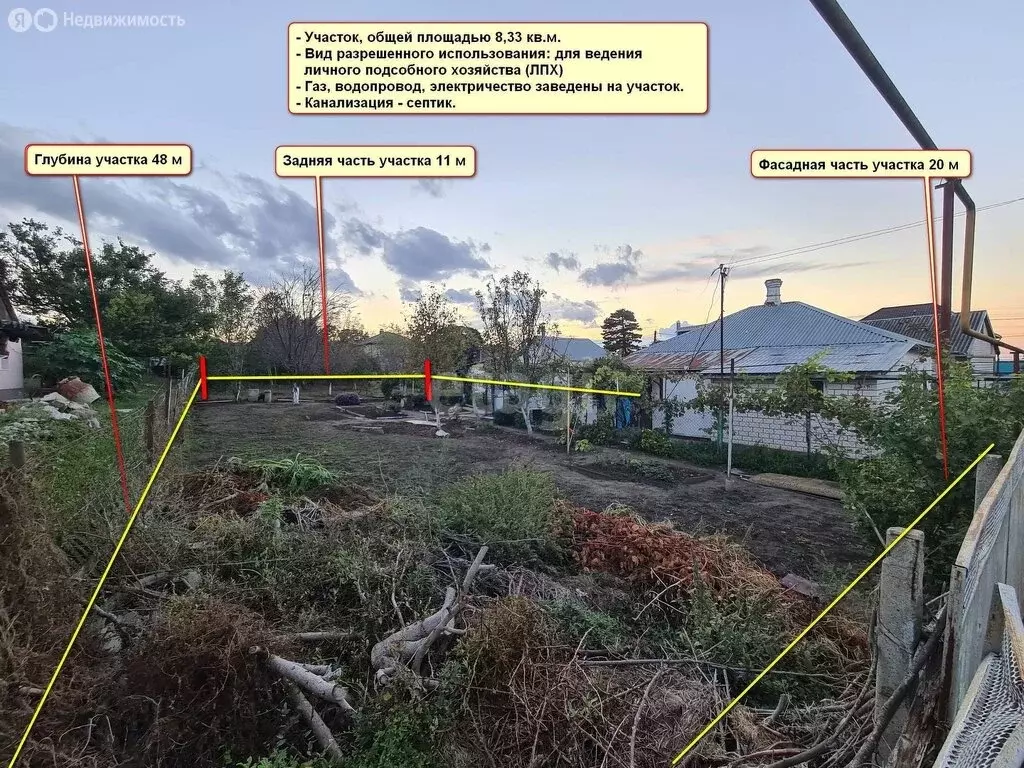 Участок в Анапская, Охотничья улица (8.3 м) - Фото 1